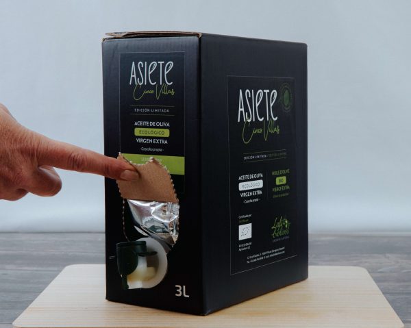 Aceite de Oliva Virgen Extra ecológico: Arbequina. Caja de 6x3 litros. - Imagen 4